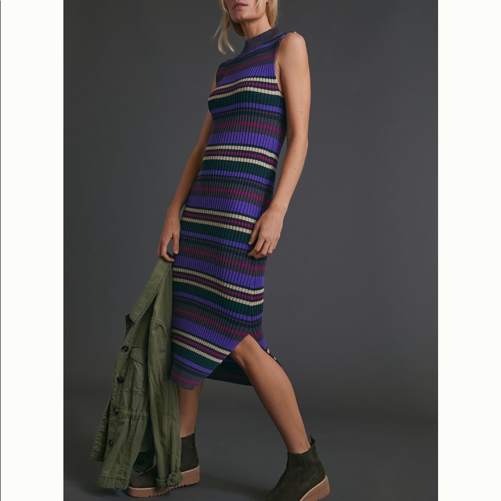 Colorful Midi Dress